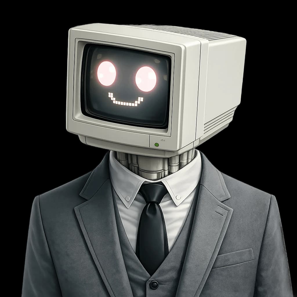 Ledgerbot — робот с ЭЛТ-монитором вместо головы